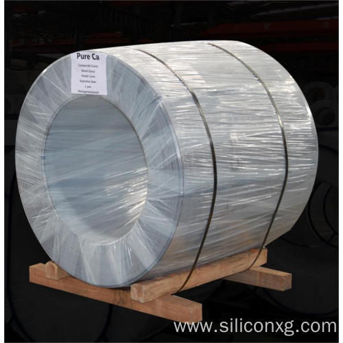 pure calcium cored wire/calcium core wire